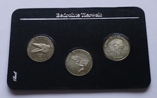 3x1 Peso 1985, Wildlife Preservation - Krokodil, Felsenleguan, Amazonas Papagei