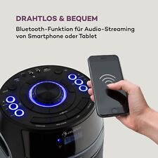 AUNA ULTRASONIC KC13 / RGB LED-Partylautsprecher/CD/ USB/Bluetooth/AUX/ XMR Bass