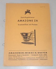 Teilekatalog / Ersatzteilliste