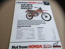 HONDA XR200-A ENDURO ORIGINAL
