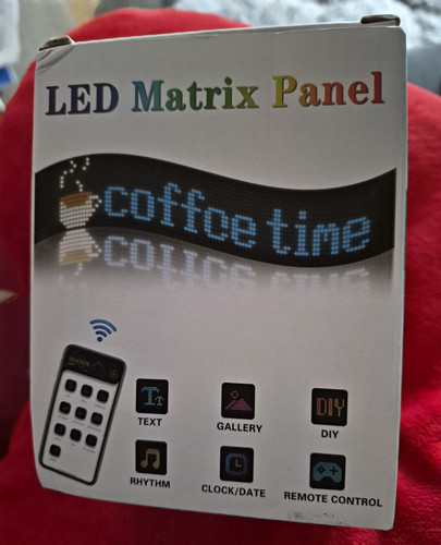 Led matrix panel textanzeige - matrix,