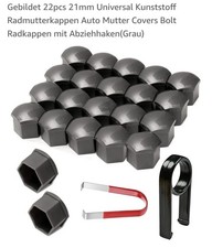 Radmuttern-Abdeckkappen Autoreifen.  22pcs 21mm Universal Covers Bolt