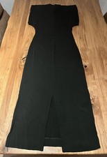 Zara langes Damen Kleid, Abendkleid, schwarz, Größe S