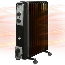 2500W Ölradiator Ölheizung Heizgerät 11 Heizrippen Elektroheizung mobil leise