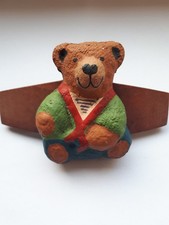 Coole Große -Bären-Haarnadel Süße Haarklammer -Haarspange Bär aus Pappmachè- Neu