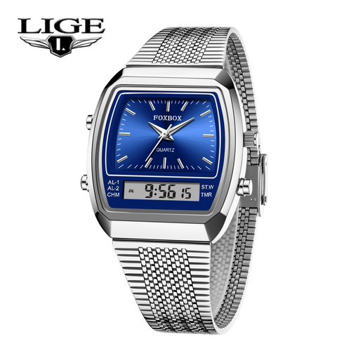 Lige men watch - stainless, steel