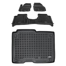 Satz Fußmatten und Matte für
