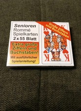 Senioren Romme Spielkarten, 2