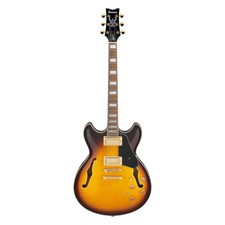 Ibanez AS John Scofield JSM10EM-TTB Two-Tone Burst - Halbakustik Gitarre