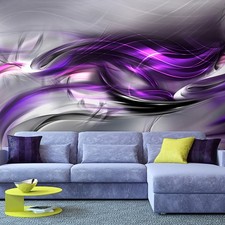 Abstrakt Violett Modern VLIES