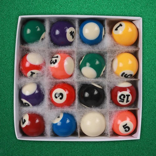 Mini billardkugeln kleines - 16,