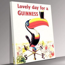 Guinness Lovely Day Werbung Leinwandbild Wandbild Bild