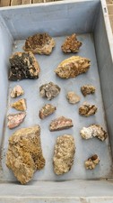 Rohsteine Mineralien Sammlung