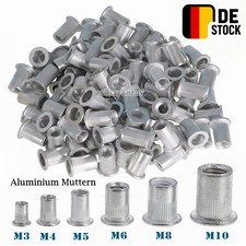 500stk alu blindnietmuttern - alu,