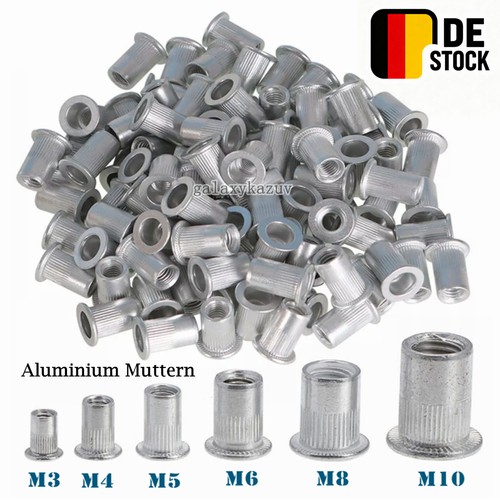500stk alu blindnietmuttern - 500stk,