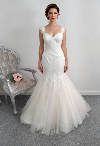 Schulterfreies brautkleid - schulterfreies,