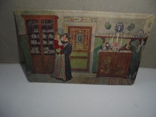 Künstler AK Zimmer,Frau,Kind,Geschirrschrank,Komode usw. gel.4.1.1911