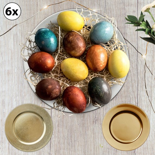 Dekoplatte rund ø33 gold - rund,