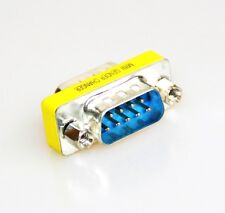 Adapter Gender Changer 9-pol Stecker St/St D-Sub seriell RS-232 serial Verbinder
