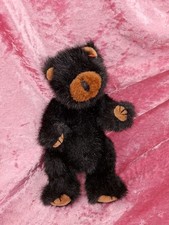 TY 1993 Teddy Bär Ivan schwarz 22 cm Stofftier Plüschtier Kuscheltier
