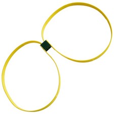 Kunststoffhandschellen gelb