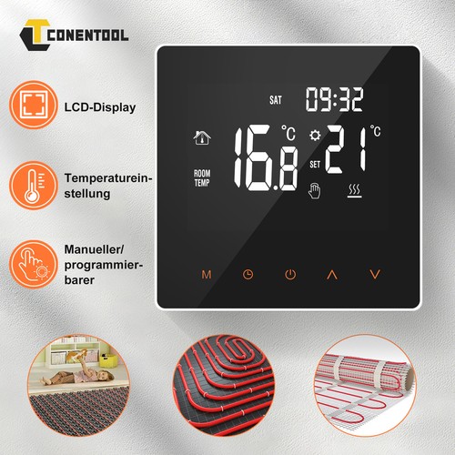 Touchscreen digital thermostat - touchscreen,