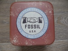 FOSSIL Blechdose Quadrat