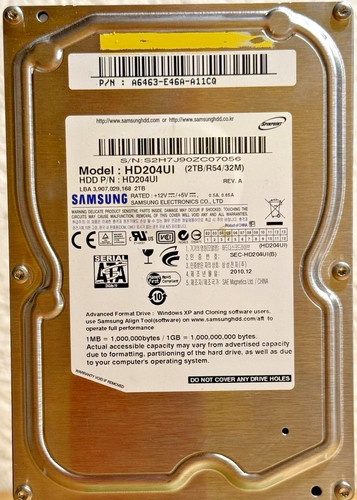 Samsung hd204ui 2tb hdd - hd204ui,