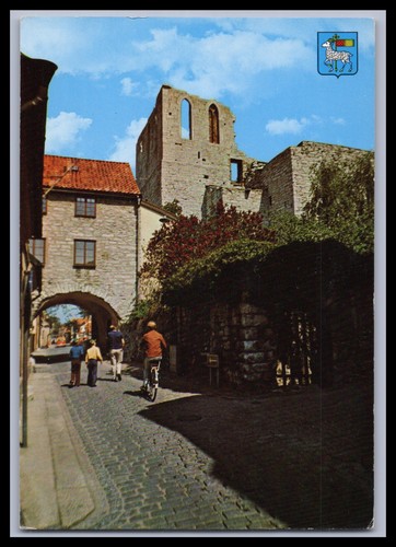 Ansichtskarte gotland visby - ansichtskarte,