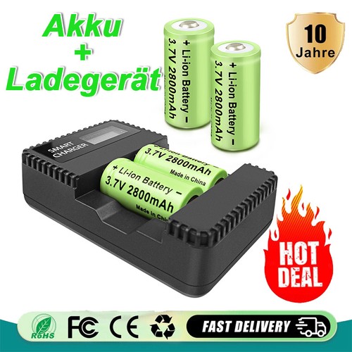 2800mah 16340 akku - akku, +