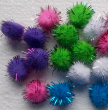 18 Pompoms Pompon Blau Lila