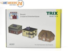 Minitrix N 66301 Gebäude Bausatz 3 moderne Einfamilienhäuser E615