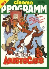 Cinema Programm 6  | ARISTOCATS | Walt Disney | Zeichentrickfilm | Top