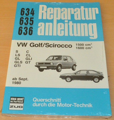 Golf scirocco 1500 1600 - vw, i