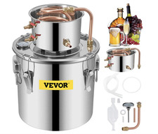 VEVOR Alkohol Destilliermaschine Moonshine Apparat Bierbrauset - 12L, 3Gal