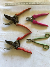 4x  GEBRAUCHTE STABILE GARTENSCHERE #  ASTSCHEREN # VINTAGE #  