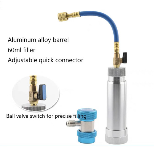 Car air conditioning - oil, pipe