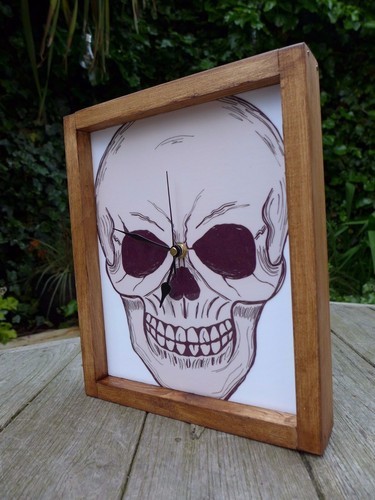 Totenkopf fliese schreibtisch - totenkopf,
