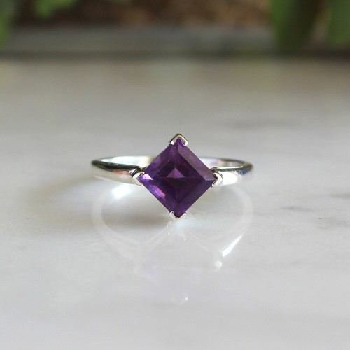 Natürlich quadrat amethyst - natürlich,