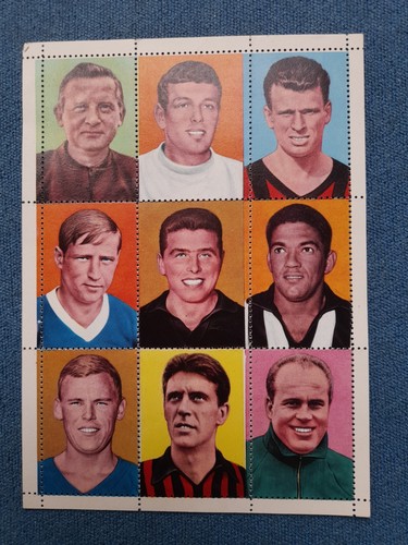 Sicker 1965 uncut sheet - sicker,