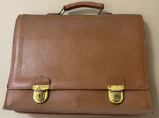 Alte Ledertasche Aktentasche, Arbeitstasche, Schulranzen Vintage DDR Leder