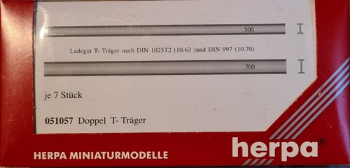 Herpa 051057 doppel träger - doppel, t-träger