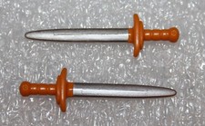 Playmobil Asterix " 2X Schwert Orange Silber  "  Römer Gallier Obelix Gallien