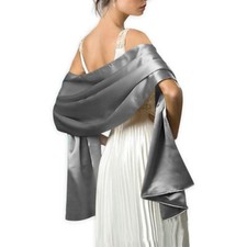 Damen Satin Stola Schal
