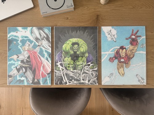 3er set marvel - 3er,