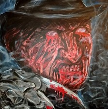 Freddy krueger acrylgemälde - krueger,