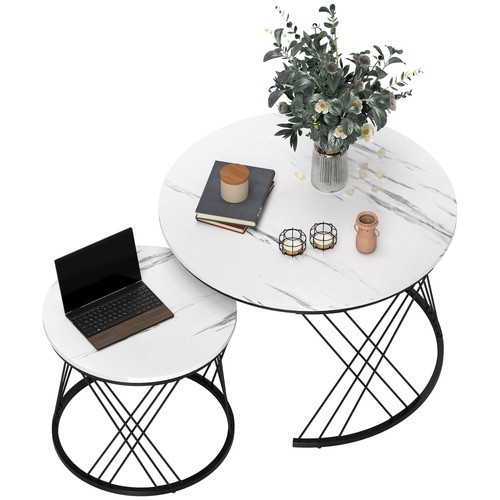 Couchtisch rund 2er - , set