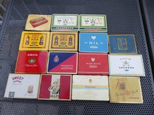 Sammlung alte flache 50er Zigarettendosen Blechdosen