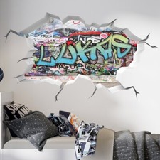p49xx 3D Wandtattoo Graffiti