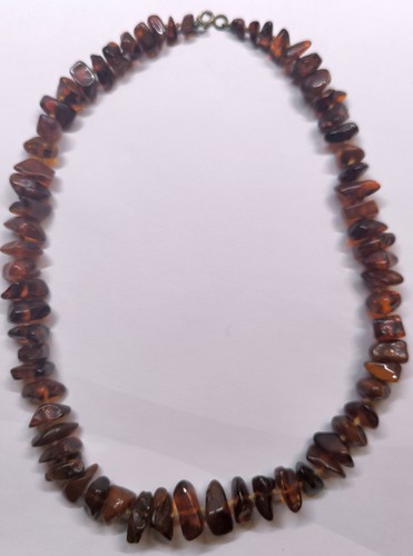 Bernstein kette antik - bernstein,